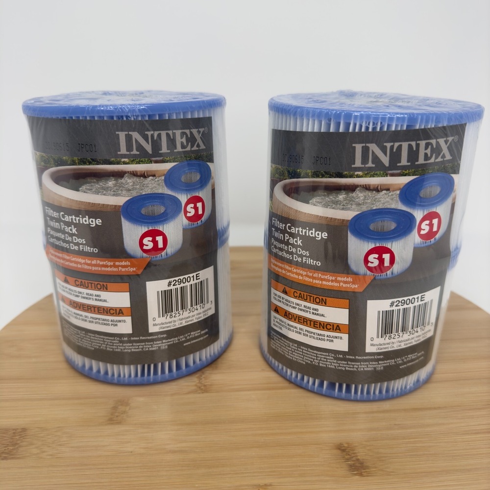 Intex PureSpa Type S1 Filter Cartridge Spa Replacement Cartridges 2 Pack‎
